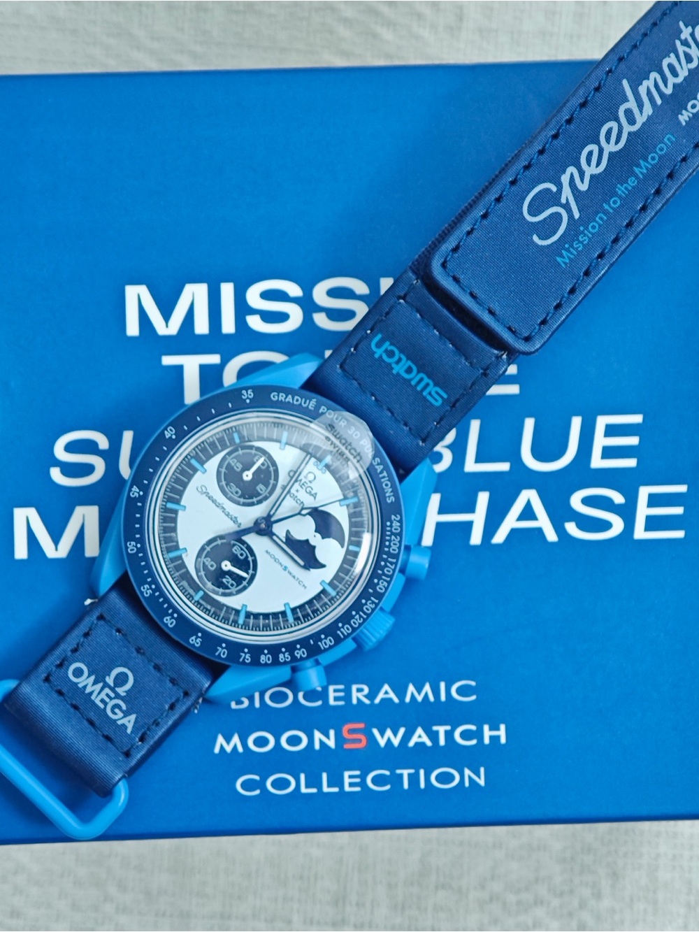 Swatch x Omega MISSION TO THE Super Blue Moonphase Watch